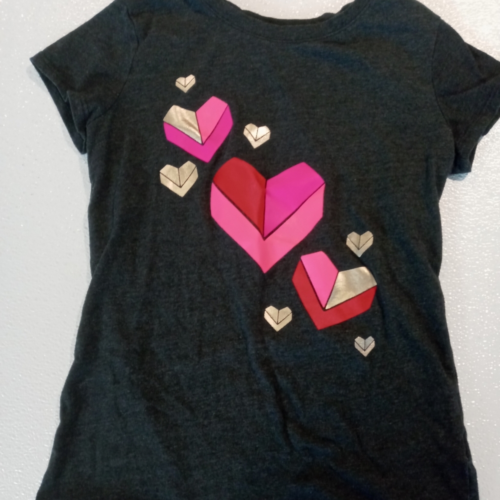 Cat & Jack heart short sleeve